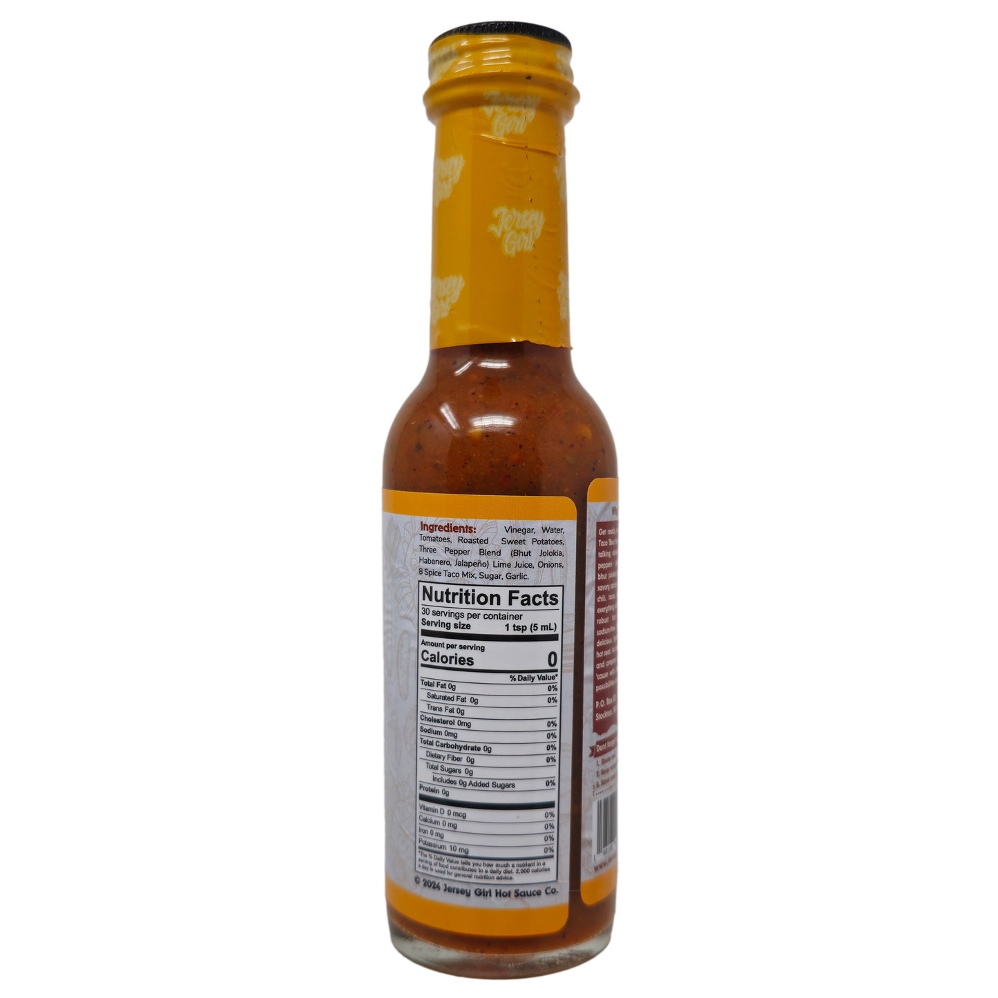 Jersey Girl Taco 'Bout Hot Sauce - 5oz