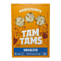 Manischewitz Tam Tams Unsalted - 9.6oz