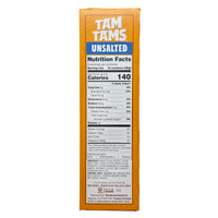 Manischewitz Tam Tams Unsalted - 9.6oz