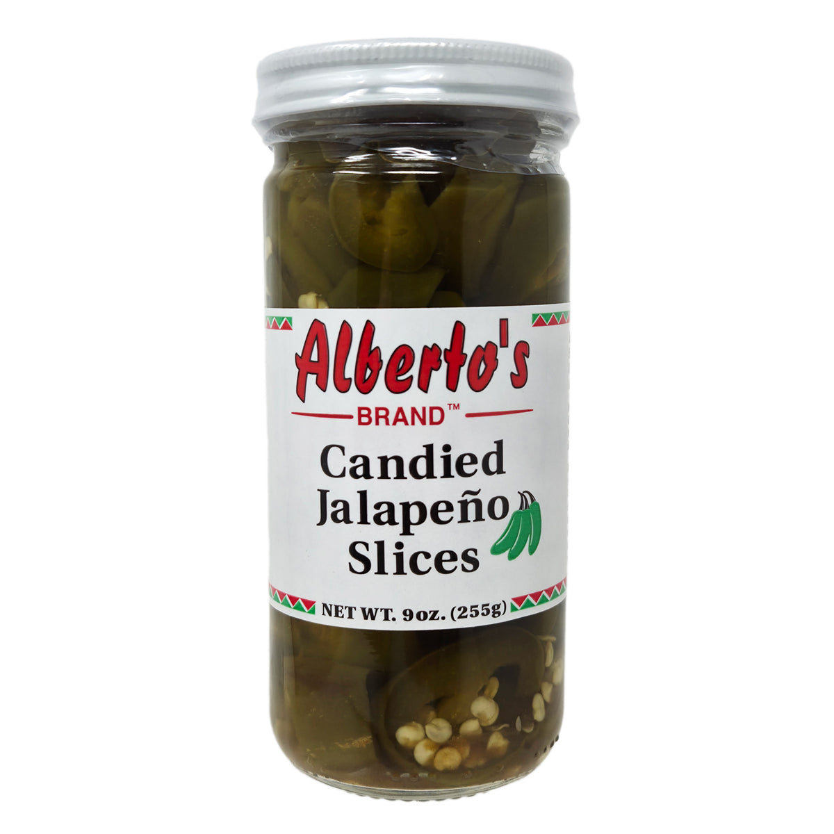 Alberto's Candied Jalapeno Slices-9 oz.