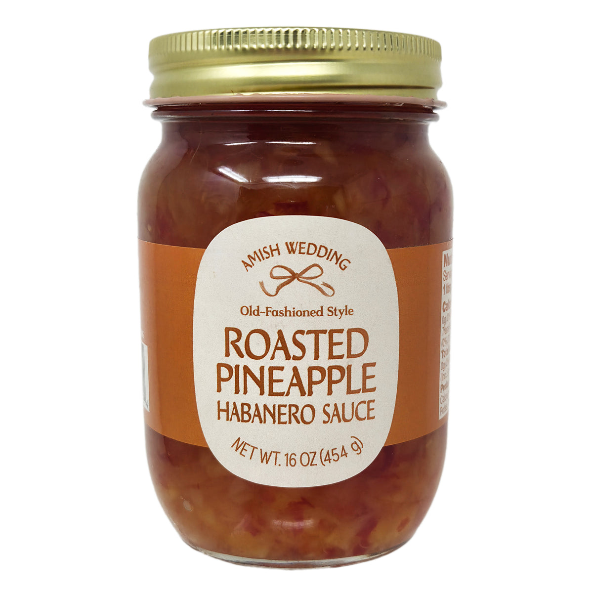 Amish Wedding Roasted Pineapple Habanero Sauce No Sodium - 16oz