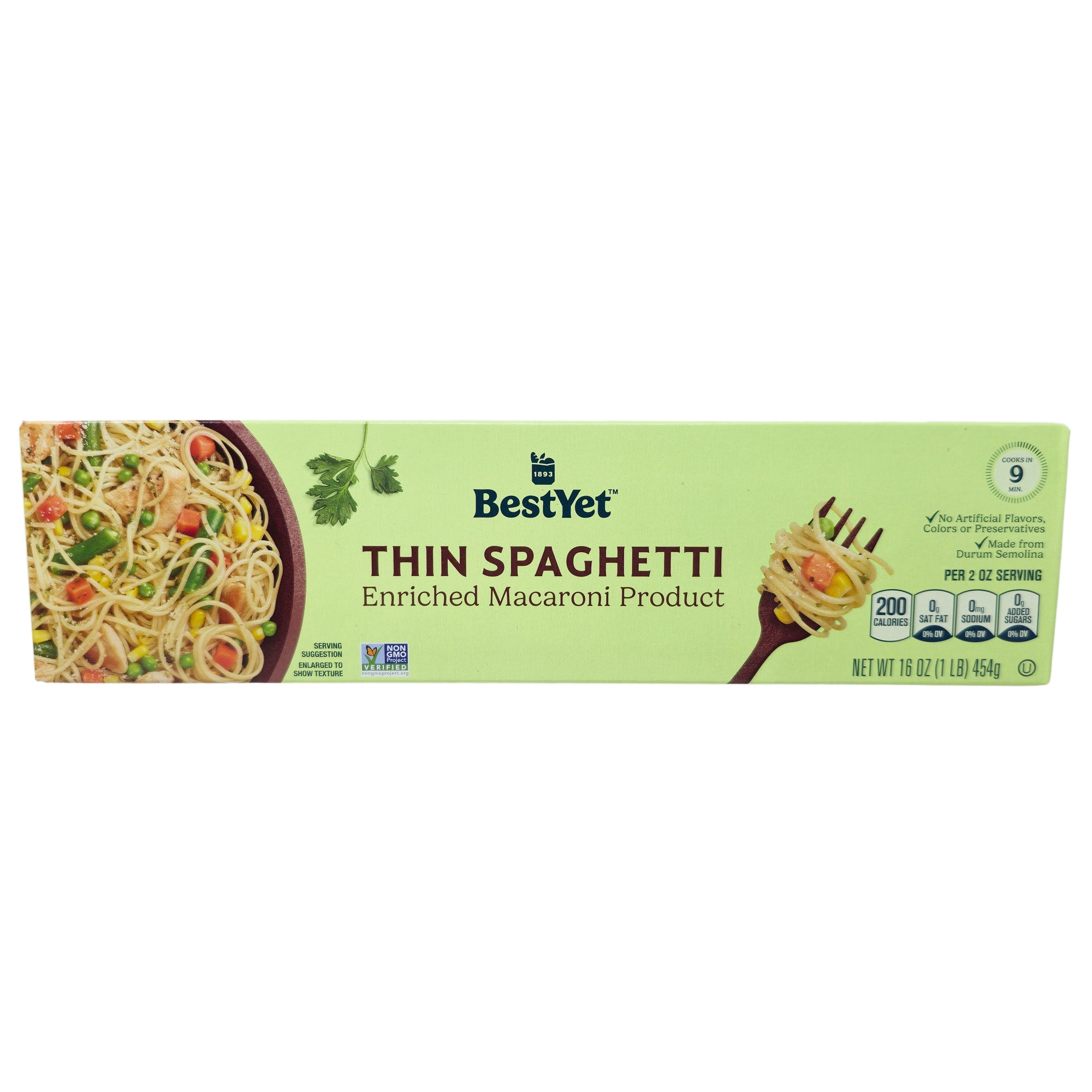 Best Yet Thin Spaghetti - 16oz.