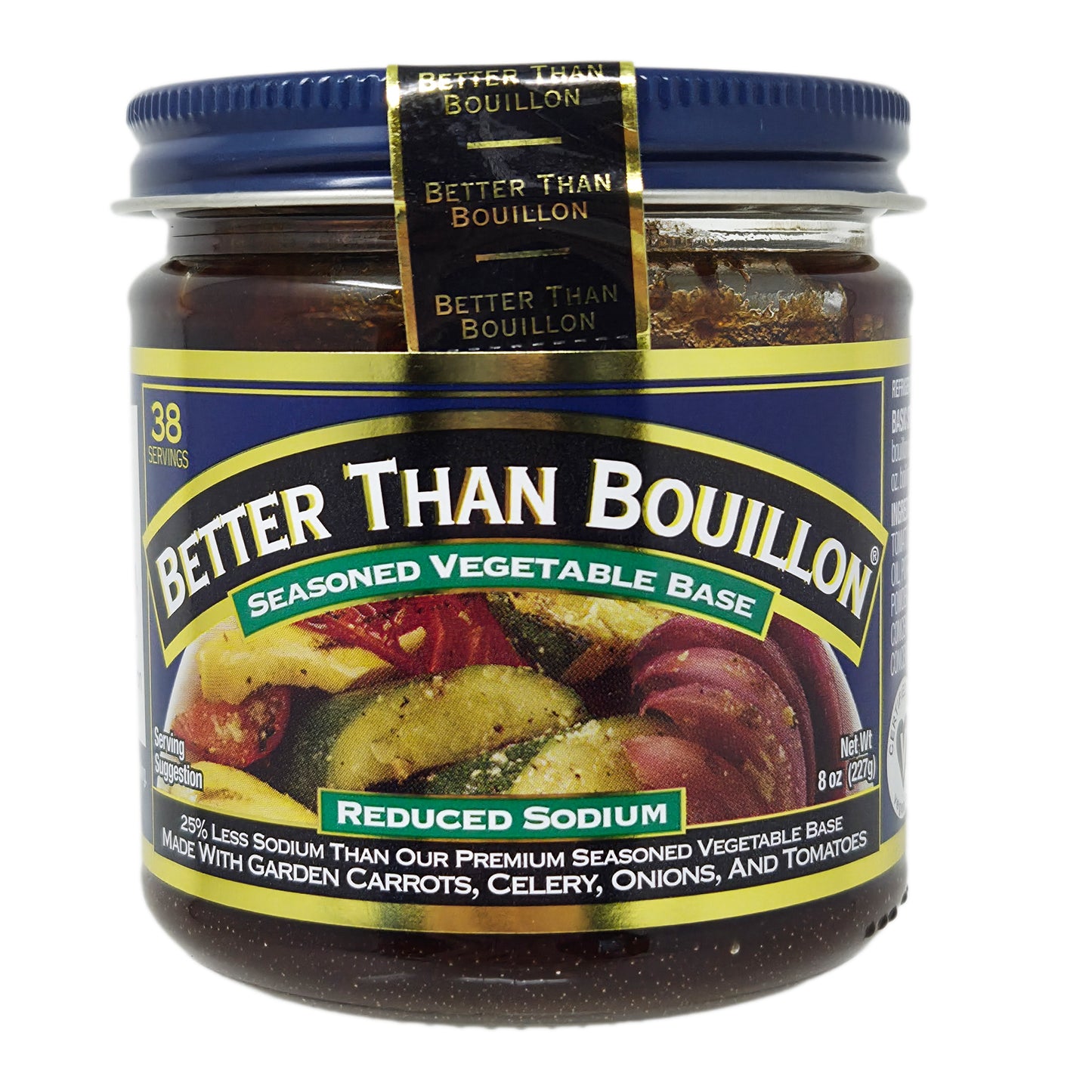 Better Than Bouillon Reduced Sodium Seasoned Vegetable Base - 8oz.