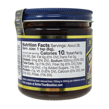 Better Than Bouillon Reduced Sodium Seasoned Vegetable Base - 8oz.