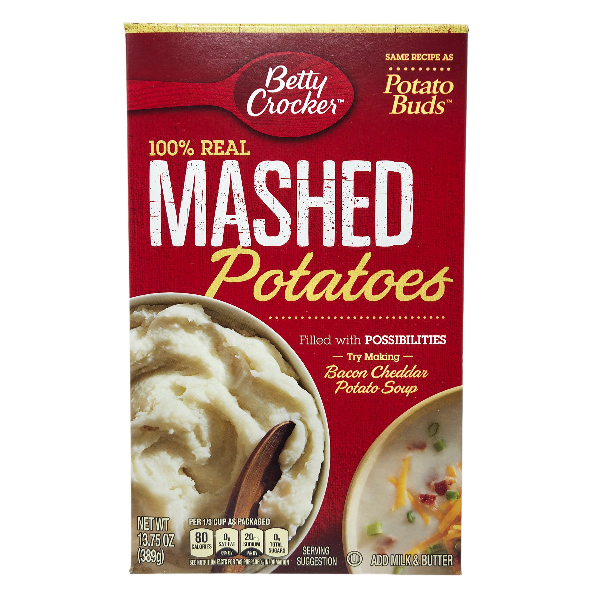 Betty Crocker 100% Real Mashed Potatoes - 13.75oz.
