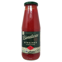 Bionaturae Organic Strained Tomatoes No Salt Added - 24oz.