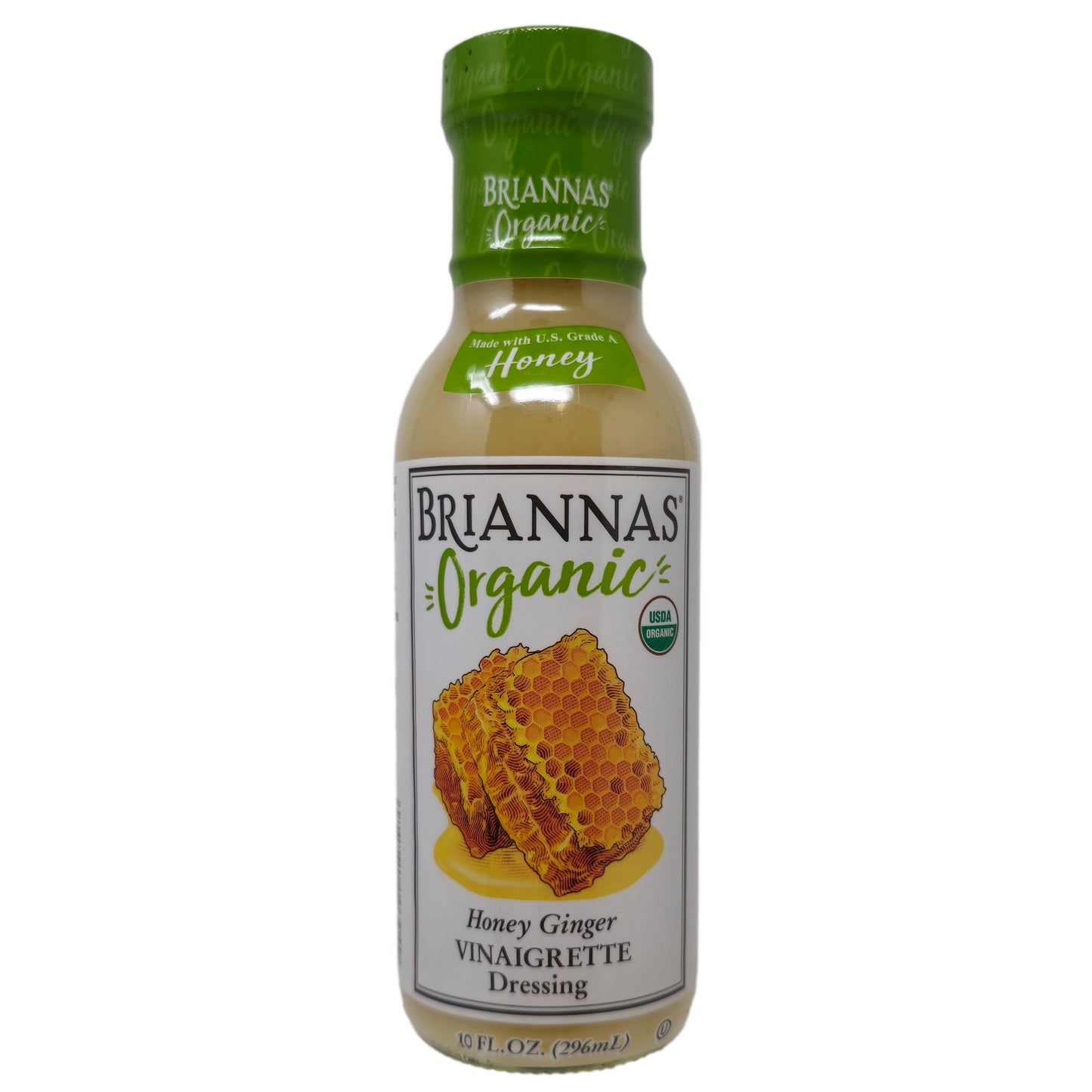 Brianna's Organic Honey Ginger Vinaigrette Dressing - 10oz.