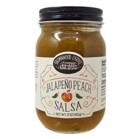 Brownwood Farms Jalapeno Peach Salsa - 17oz - Healthy Heart Market