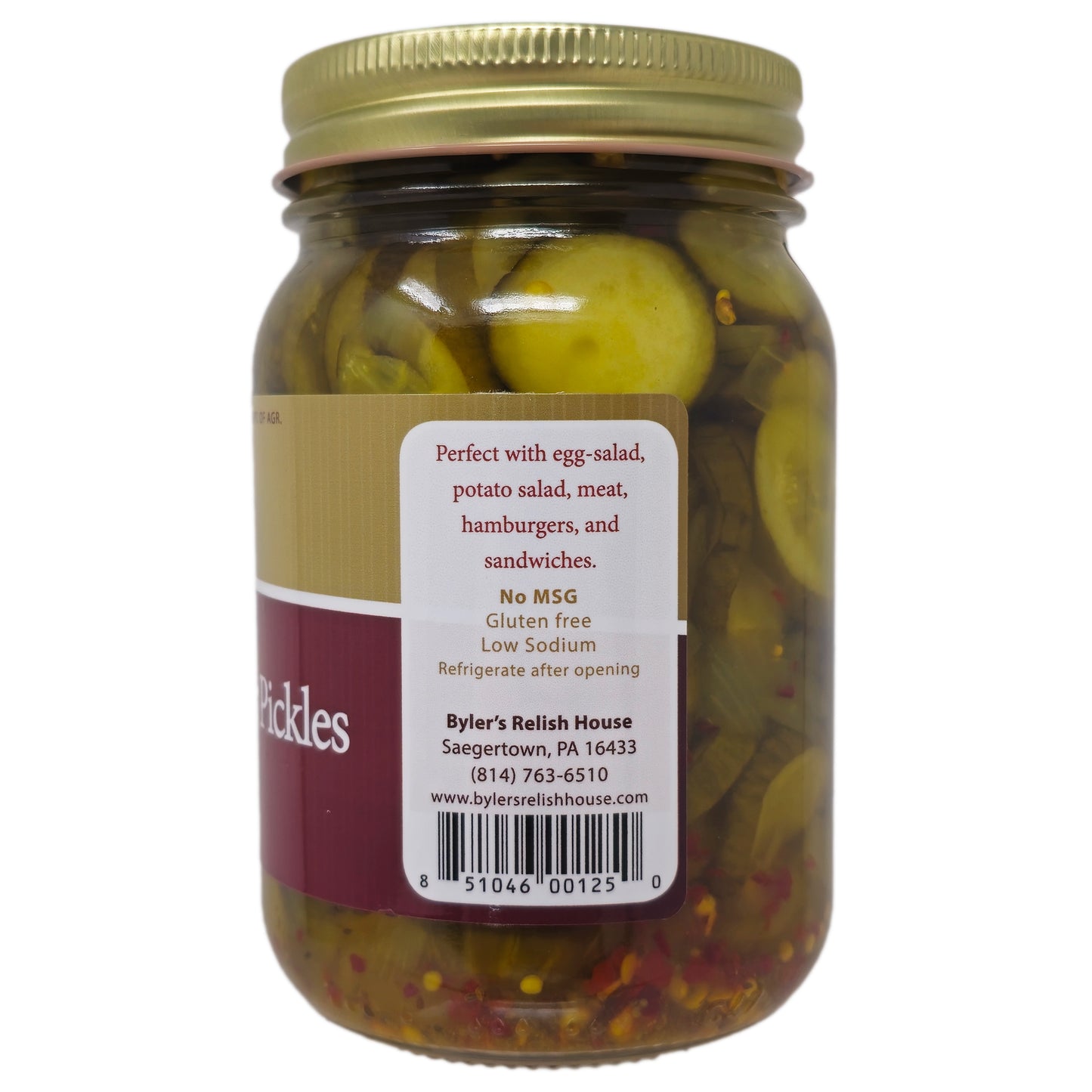 Byler's Spicy Bread & Butter Pickles - 16oz.