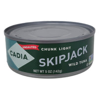 Cadia Unsalted Chunk Light Skipjack Tuna - 5oz.