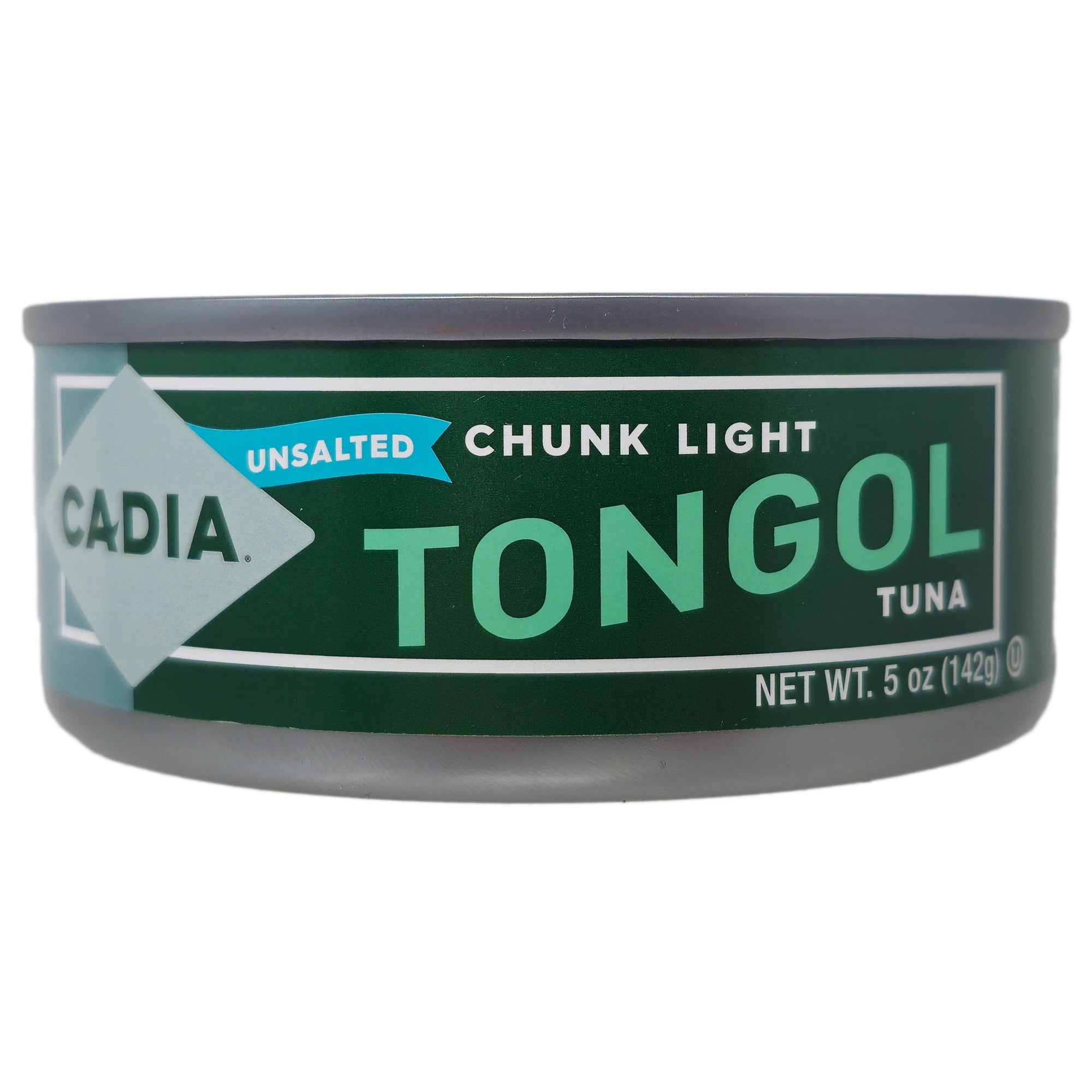 Cadia Unsalted Chunk Light Tongol Tuna - 5oz.