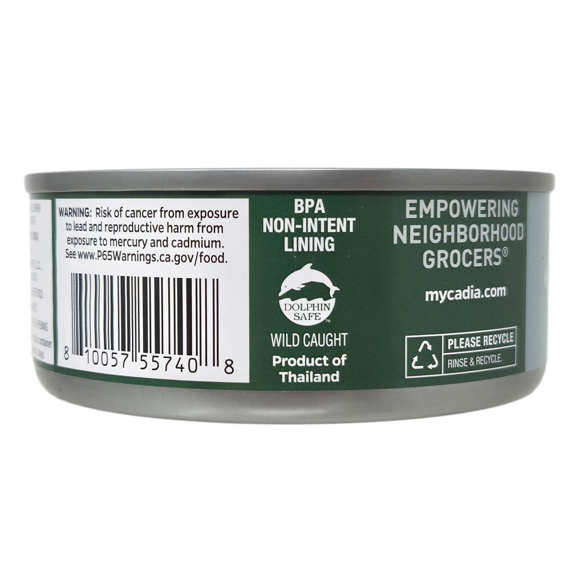 Cadia Unsalted Yellow Fin Tuna - 5oz