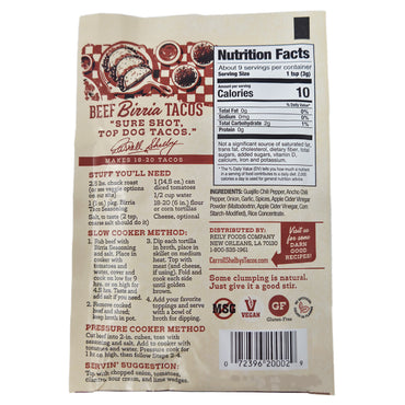Carroll Shelby's Birria Taco Seasoning - 1oz.