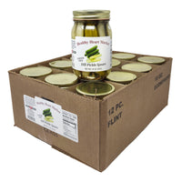 Case of 12 Healthy Heart Market Sodium Free Dill Pickle Spears - 16oz - Healthy Heart Market
