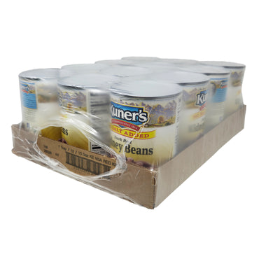Case of 12 Kuner's Dark Red Kidney Beans- No Added Salt - 15 oz.