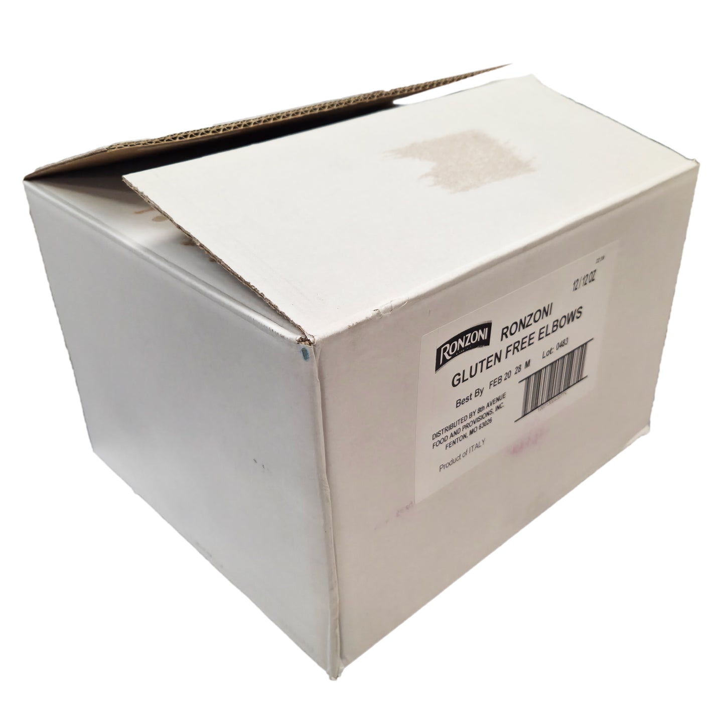 Case of 12 Ronzoni Gluten Free 4 Grain Elbow Pasta -12 oz
