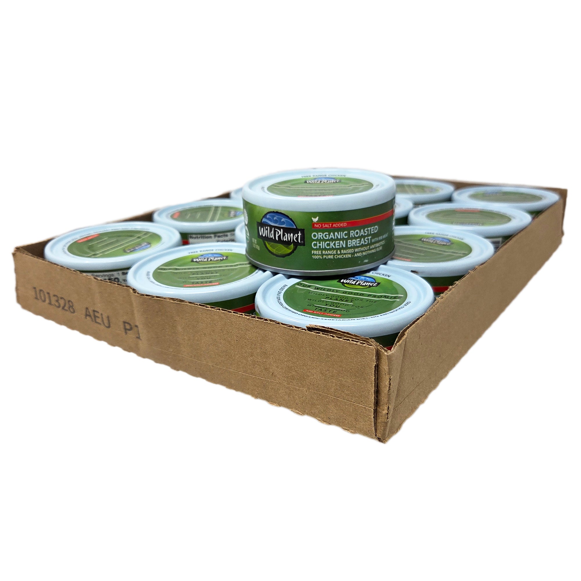 Case of 12 Wild Planet Organic Roasted Chicken Breast No Salt Added 5oz