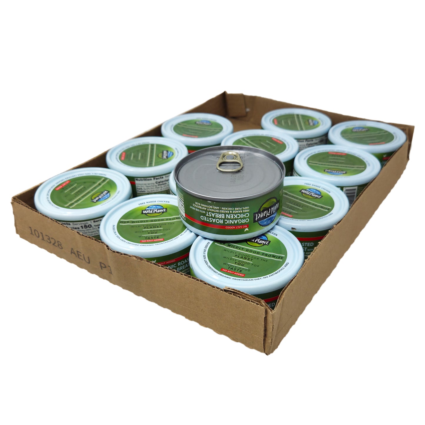 Case of 12 Wild Planet Organic Roasted Chicken Breast No Salt Added 5oz