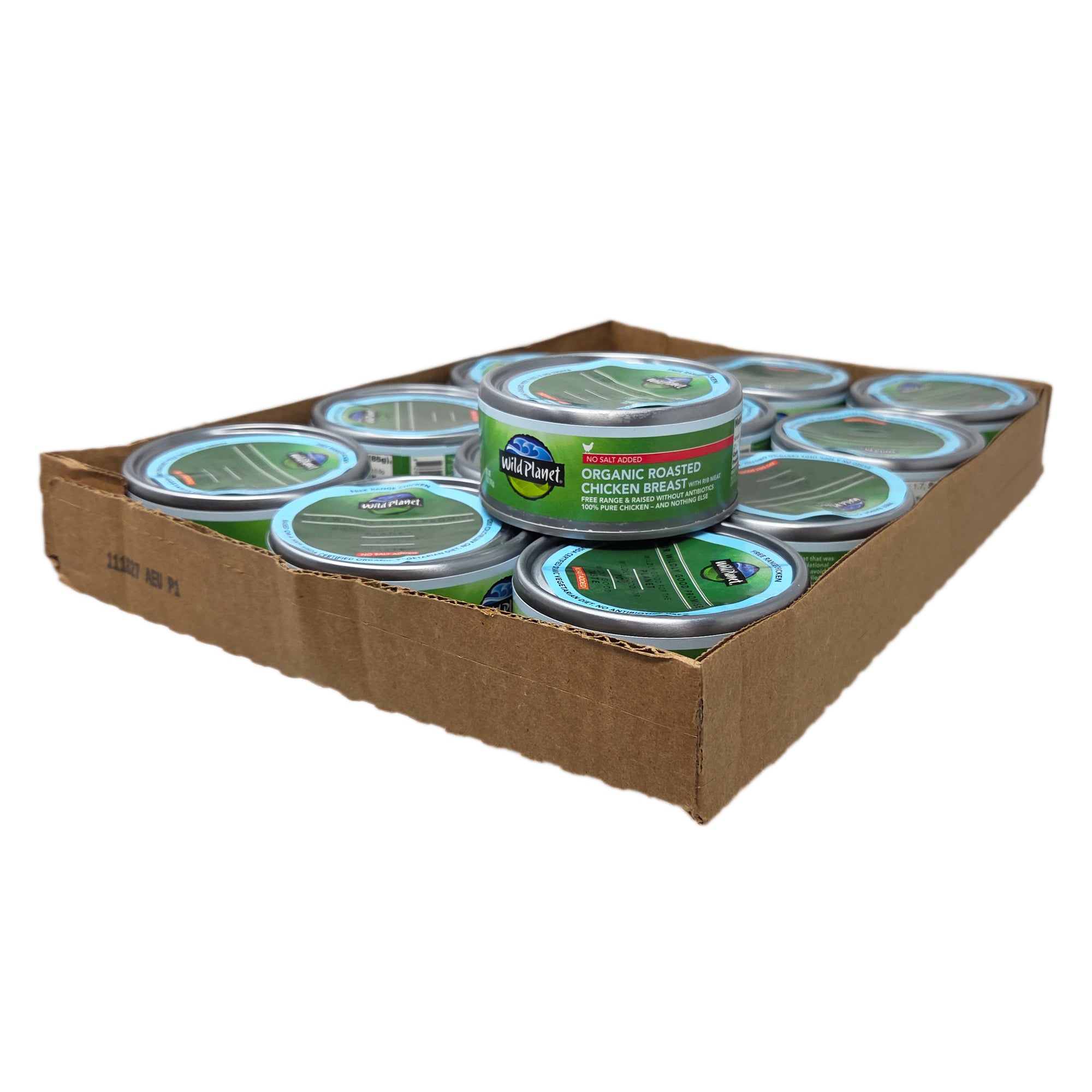 Case of 12 Wild Planet Organic Roasted Chicken Breast No Salt Added 5oz