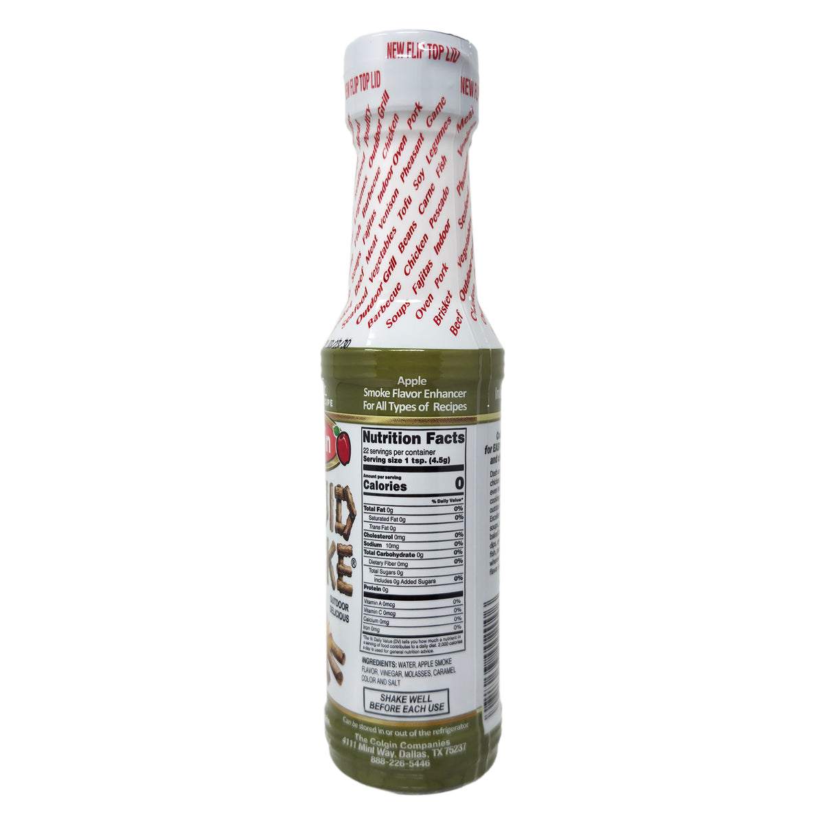 Colgin Apple Liquid Smoke Low Sodium - 4oz