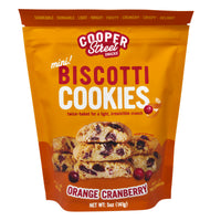 Cooper Street Snacks Twice Baked Orange Cranberry Cookies - 5oz.