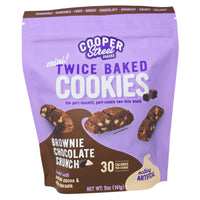 Cooper Street Snacks Twice Baked Brownie Chocolate Crunch Cookies - 5oz.