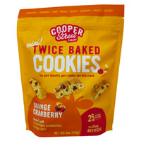 Cooper Street Snacks Twice Baked Orange Cranberry Cookies - 5oz.