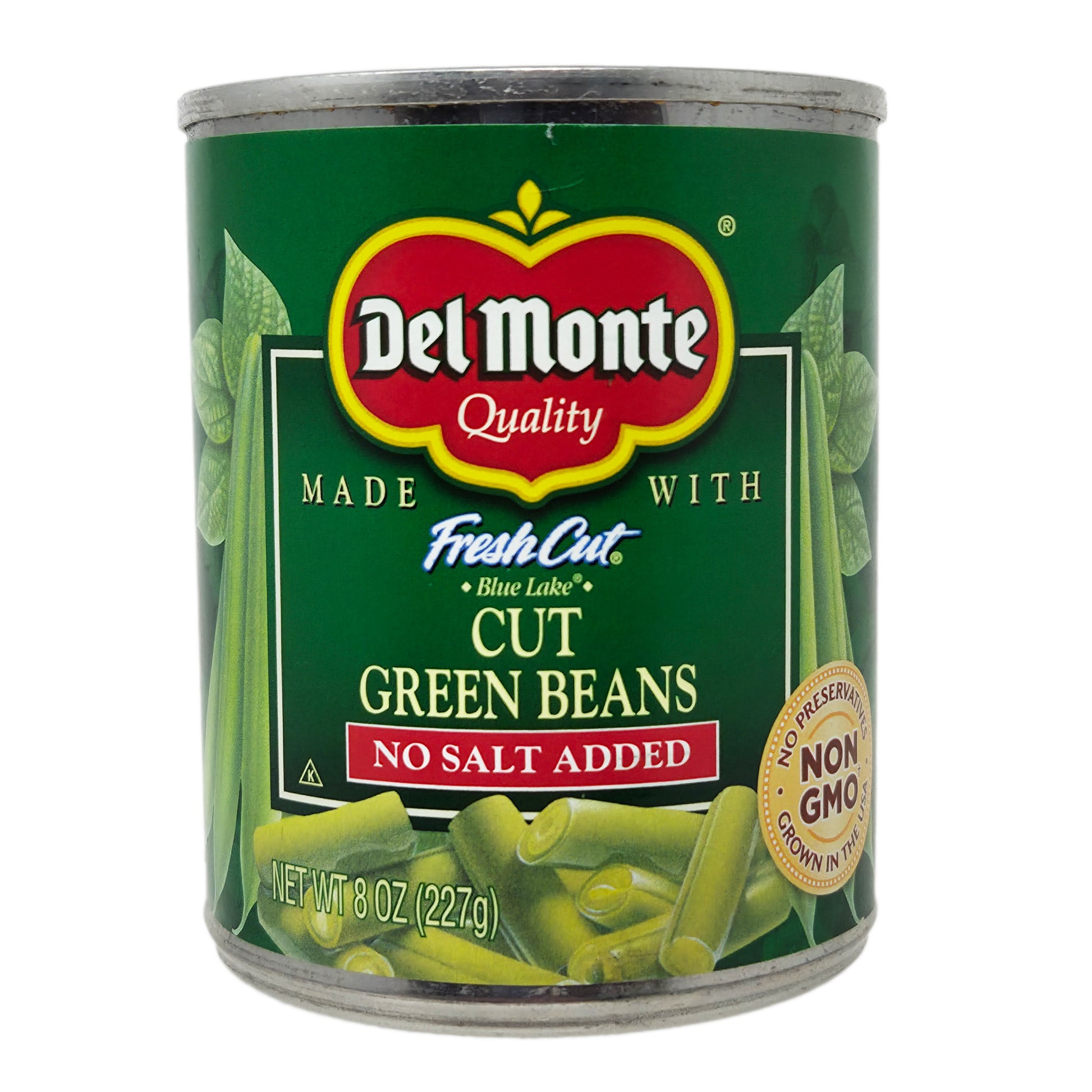 Del Monte No Salt Added Cut Green Beans - 8oz. - Healthy Heart Market
