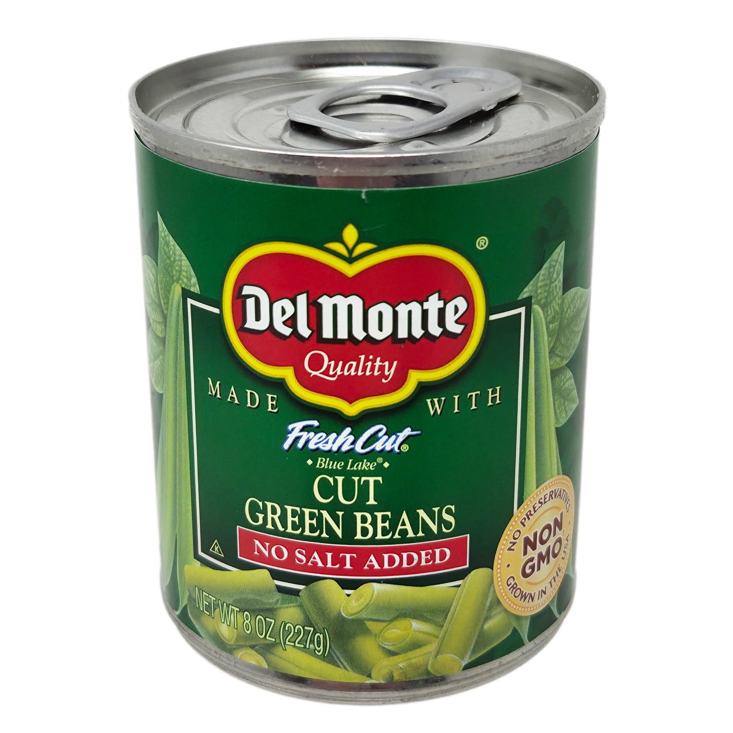 Del Monte No Salt Added Cut Green Beans - 8oz. - Healthy Heart Market