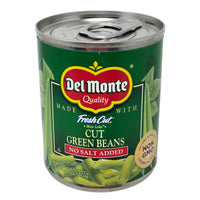 Del Monte No Salt Added Cut Green Beans - 8oz. - Healthy Heart Market