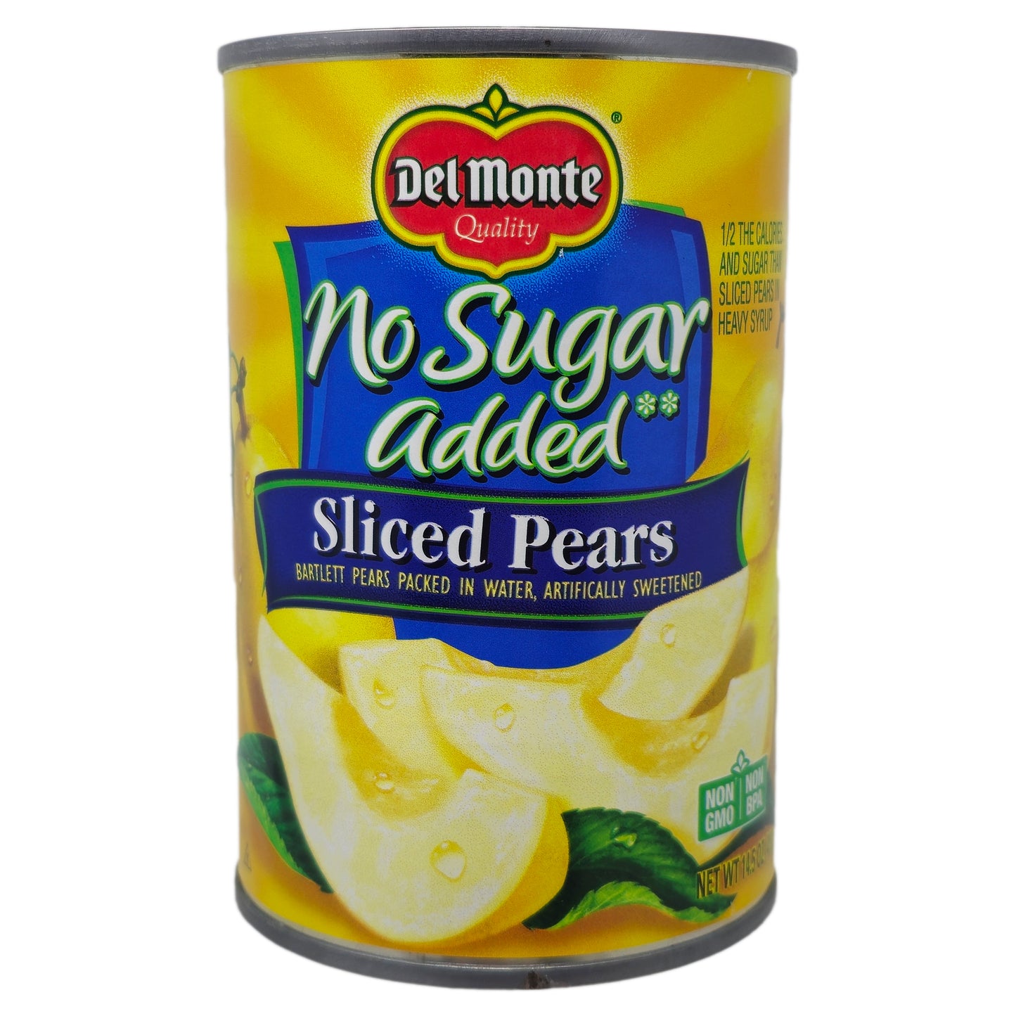 Del Monte No Sugar Added Sliced Pears - 14.5oz.