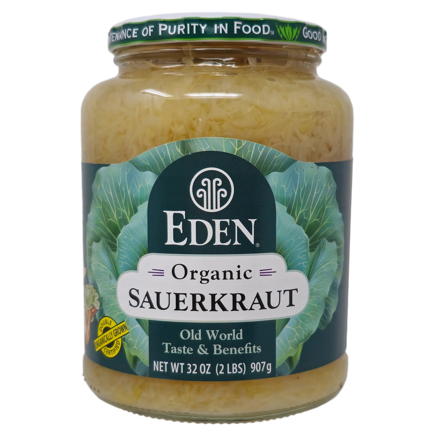 Eden Organic Sea Salt Sauerkraut- 32oz.