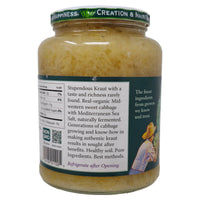 Eden Organic Sea Salt Sauerkraut- 32oz.