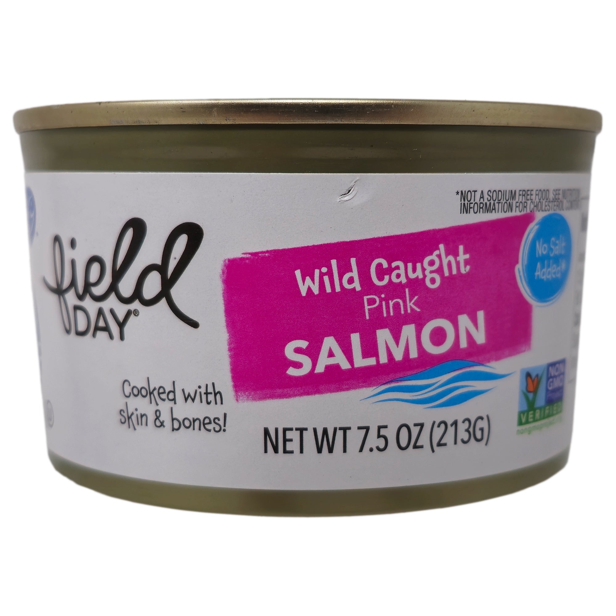 Field Day Pink Salmon No Salt Added - 7.5oz