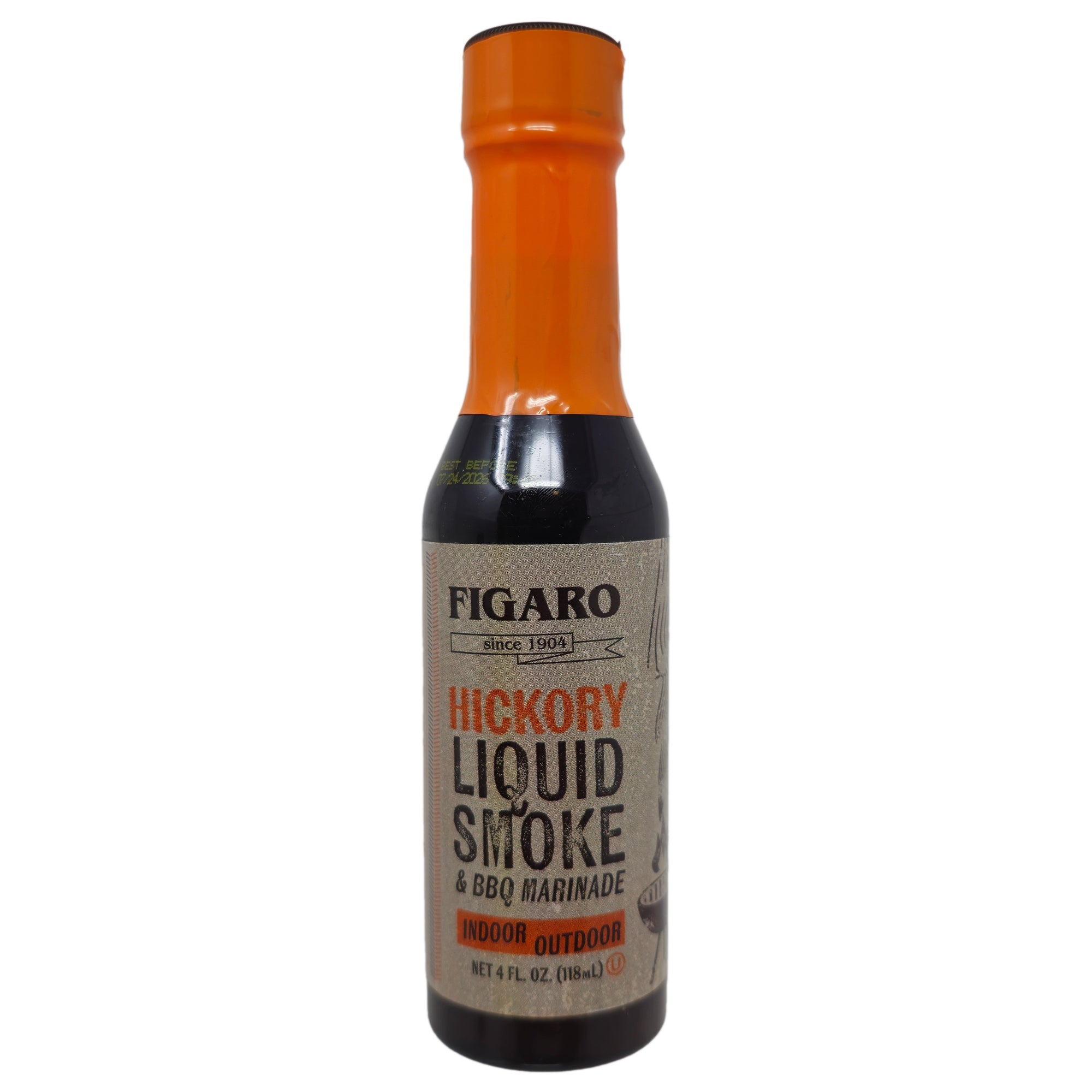 Figaro Hickory Liquid Smoke & BBQ Marinade - 4oz.