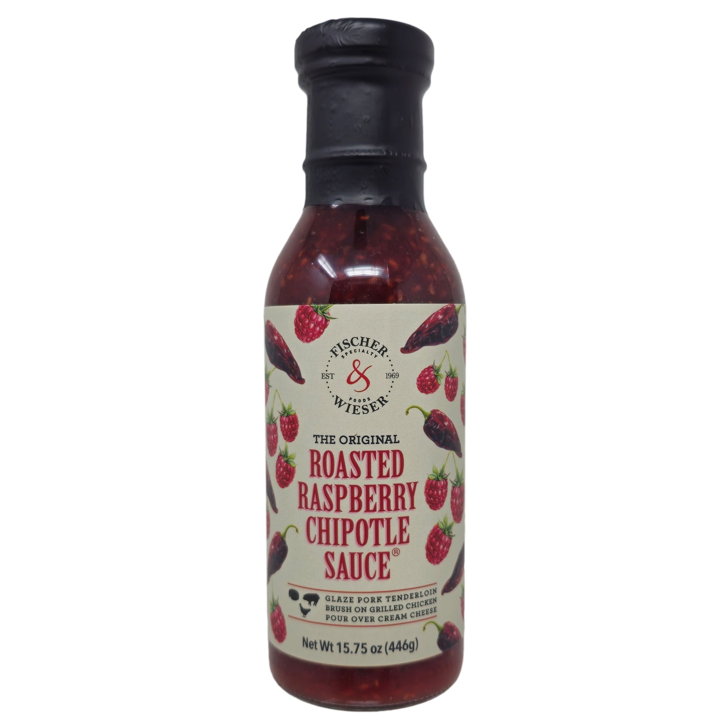 Fischer & Wieser Roasted Raspberry Chipotle Sauce - 15.75oz.