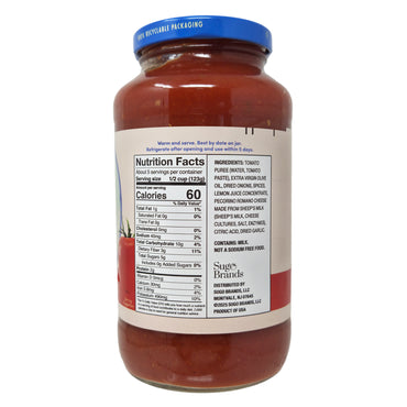 Francesco Rinaldi No Salt Added Pasta Sauce - 23.5 oz.