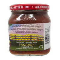 Frog Ranch Hot Salsa-16 oz. - Healthy Heart Market