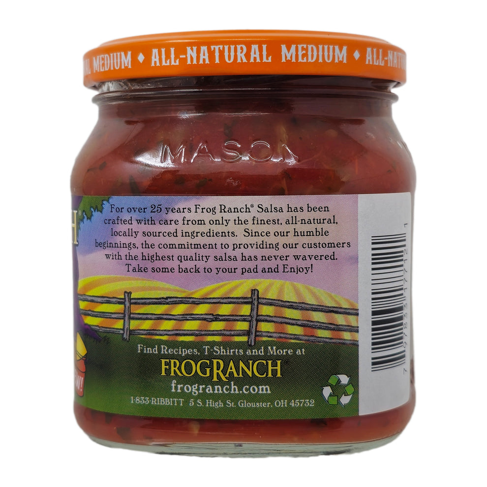 Frog Ranch Jar Frog Ranch Medium Salsa Low Sodium – Healthy Heart Market