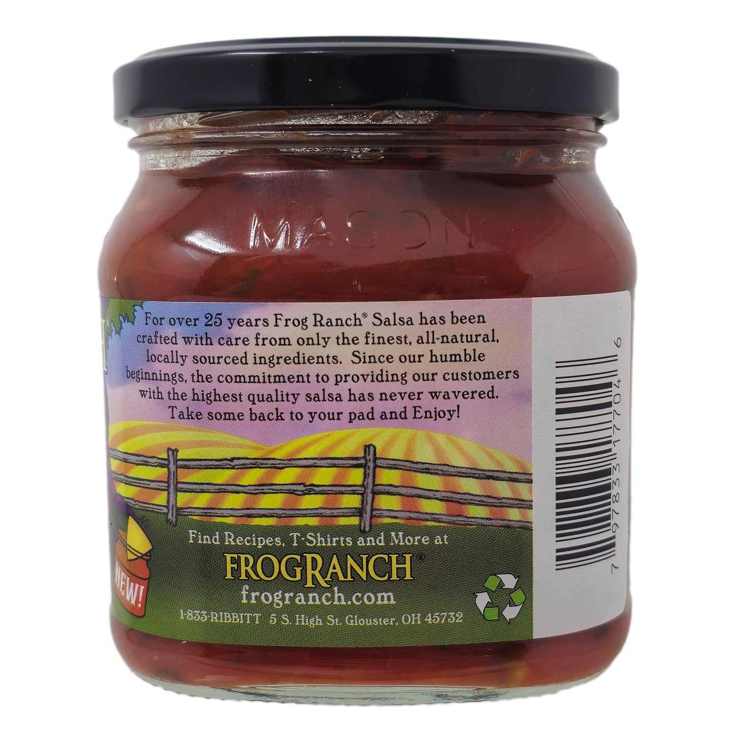 Frog Ranch Smoked Jalapeno Salsa-16 oz.