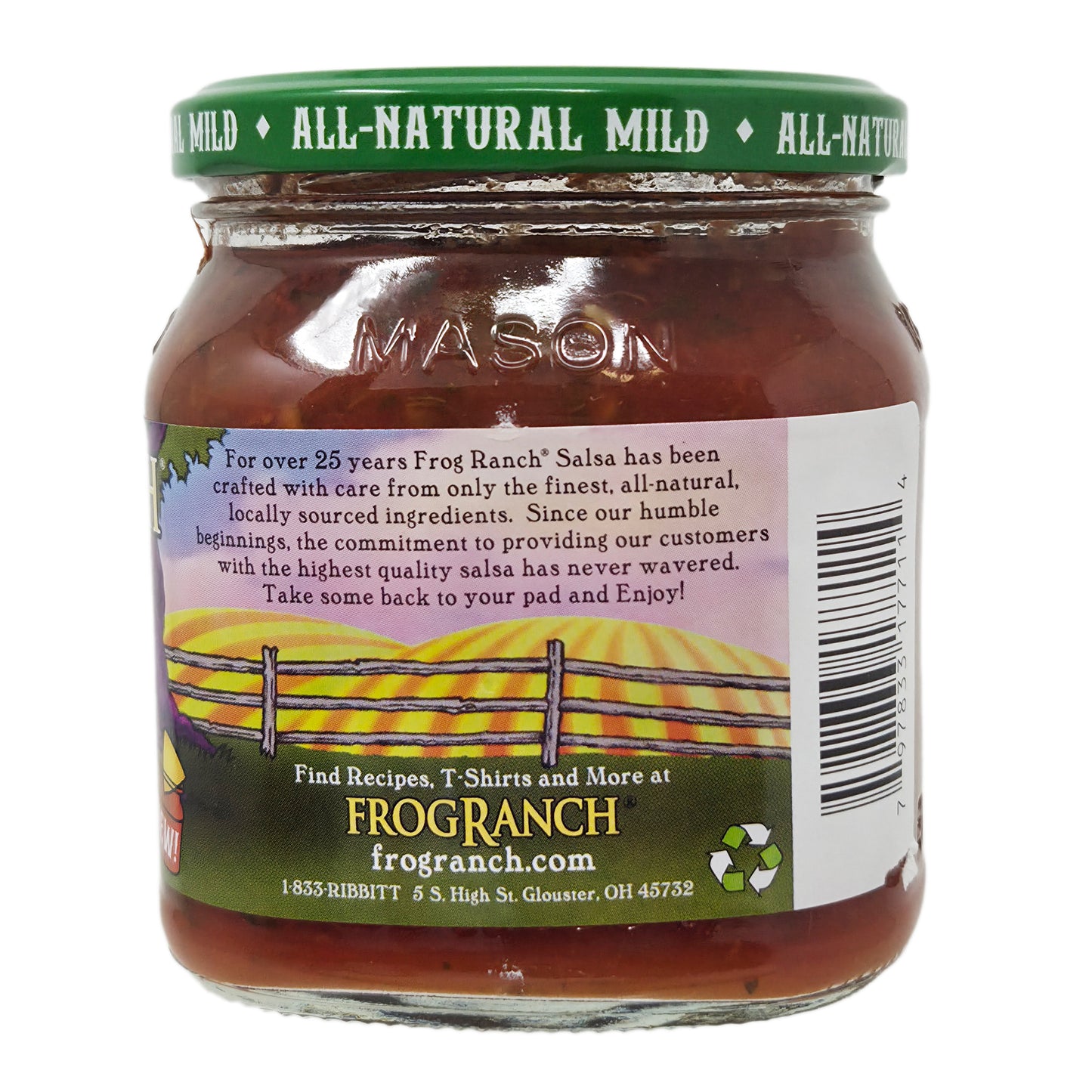 Frog Ranch Mild Salsa-16 oz. - Healthy Heart Market