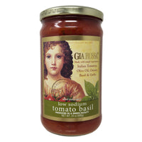 Gia Russa Low Sodium Tomato Basil Pasta Sauce - 24oz.