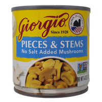 Giorgio Mushrooms Pieces & Stems No Salt Added-4 oz.