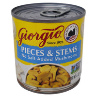 Giorgio Mushrooms Pieces & Stems No Salt Added-4 oz.