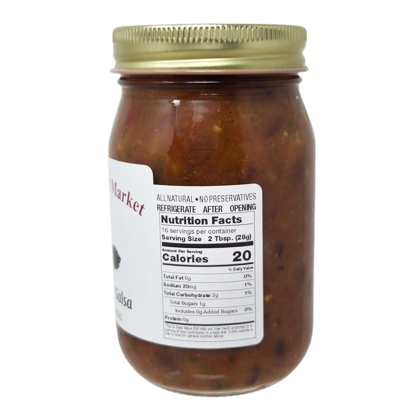 Healthy Heart Market No Salt Added Medium Black Bean Salsa - 16oz