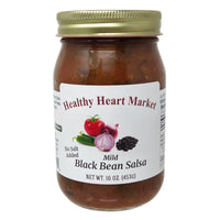 Healthy Heart Market No Salt Added Mild Black Bean Salsa - 16oz