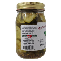 Healthy Heart Market No Salt Bread & Butter Pickle Chips - 16oz