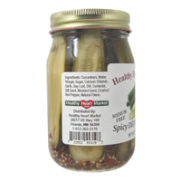 Healthy Heart Market Sodium Free Spicy Dill Pickle Spears - 16oz.