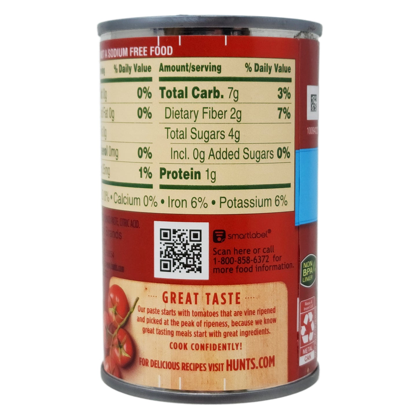 Hunt's No Salt Added Tomato Paste - 6oz.