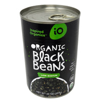 Inspired Organics Low Sodium Black Beans - 14oz.